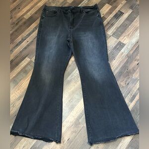 Women's Revery Black Flared Jeans
